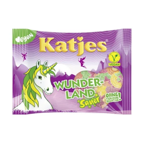 Katjes hapud vegan kummikommid, 175g