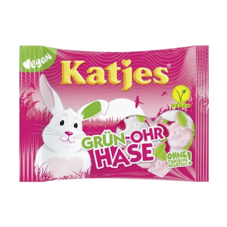 Katjes jänesekujulised vegan kummikommid, 175g