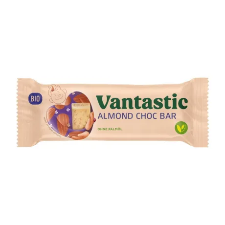 Vantastic mandlimaitseline šokolaadibatoon, mahe, 40g