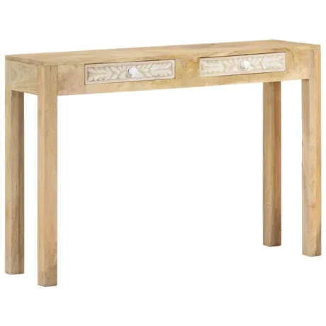 Konsoollaud, 110 x 30 x 75 Cm, Pleegitatud Mangopuit