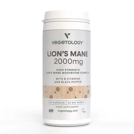 Lion's Mane (Lõvilakk) toidulisand 2000mg, N60
