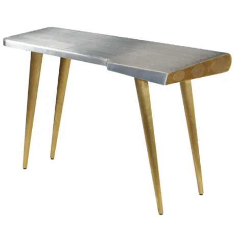 Kirjutuslaud, Vanaaegne, Lennukistiilis, 120 x 60 x 76 Cm