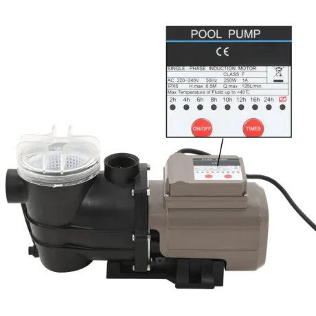 Basseinipump Taimeriga, Must 0,25 Hj 800 L/H
