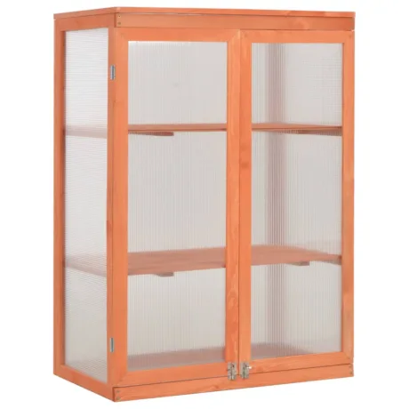 Kasvuhoone Puidust 75 x 47 x 109 Cm