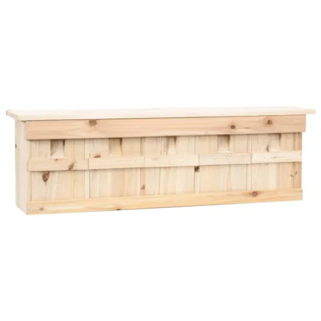 Varblaste Pesakast 5 Ruumi, 68 x 15 x 21 Cm, Nulupuit