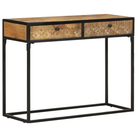 Konsoollaud 100 x 35 x 75 Cm, Mangopuit