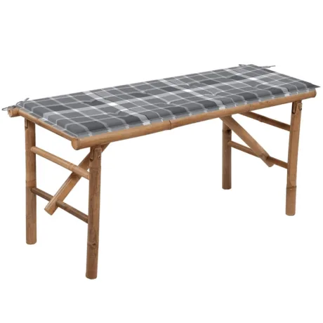 Kokkupandav Aiapink Padjaga, 118 Cm, Bambus