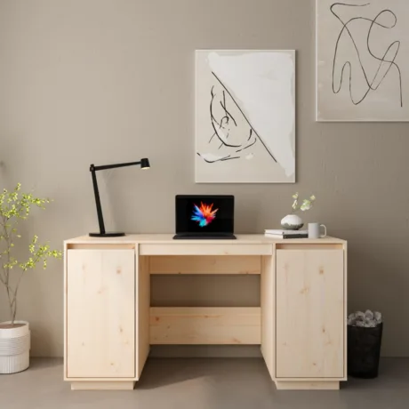 Kirjutuslaud, 140 x 50 x 75 Cm, Männipuit