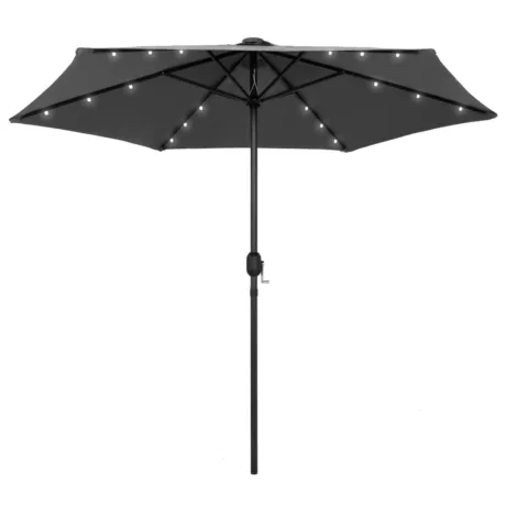Aia Päikesevari Led-Tuledega, Alumiiniumpost, 270 Cm