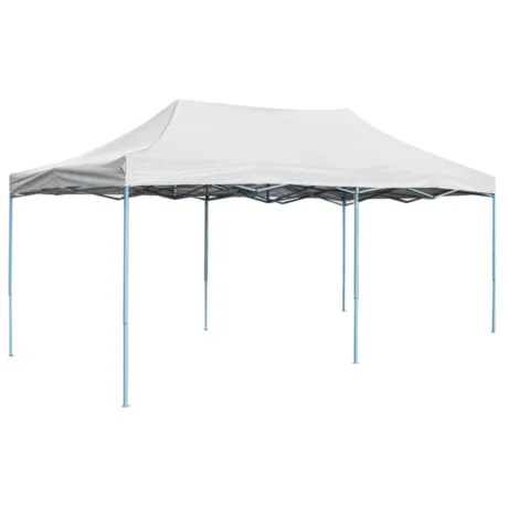 Professionaalne Kokkupandav Peotelk, 3 x 6 M Teras, Valge