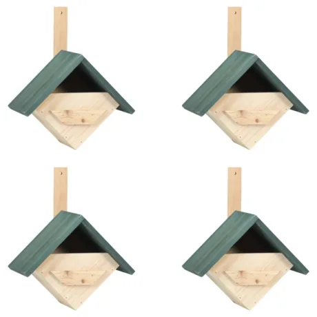 Lindude Pesakastid, 4 Tk, 24 x 16 x 30 Cm, Nulupuit