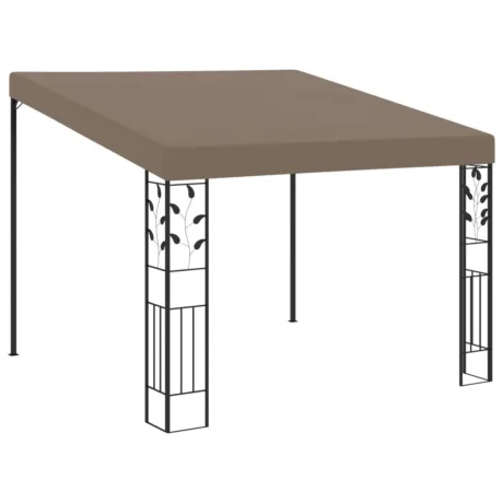 Seinale Kinnitatav Varjualune 3 x 3 X 2,5 M, Pruunikashall