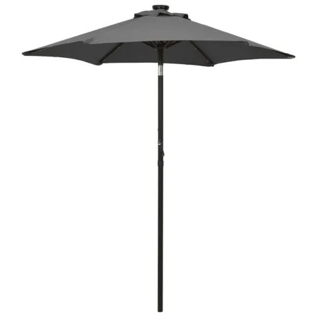 Aia Päikesevari Led-Tuledega 200 x 211 Cm Alumiinium