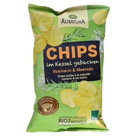 Alnatura kartulikrõpsud rosmariini ja meresoolaga, 125g
