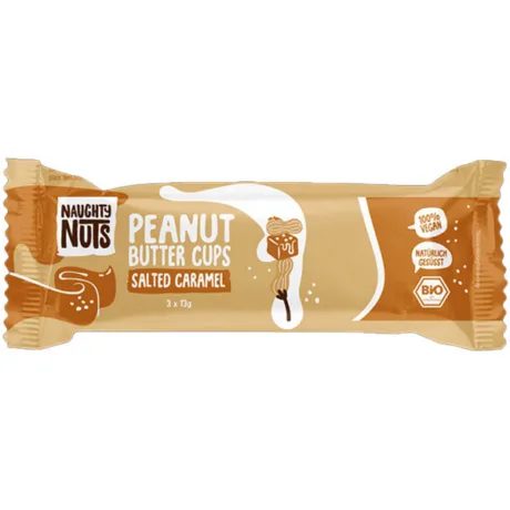 Naughty Nuts soolakaramelli täidisega pähklivõikausid, 39g
