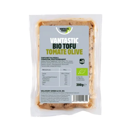 Vantastic tofu tomati ja oliividega, mahe, 200g