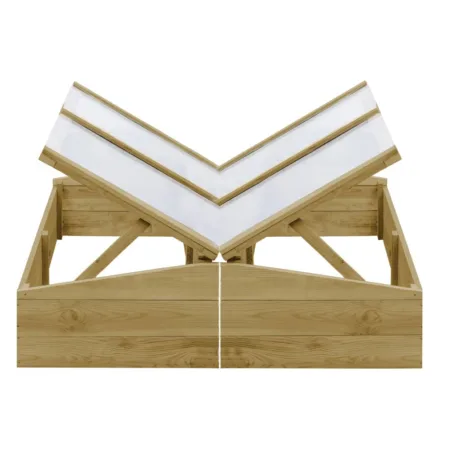 Kasvuhooned 2 Tk, Immutatud Männipuit 100 x 50 x 35 Cm