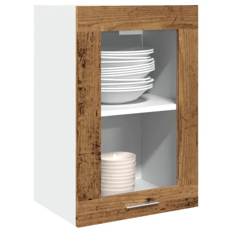 Rippuv Klaaskapp "Lyon", 40 x 31 x 60 Cm, Töödeldud Puit