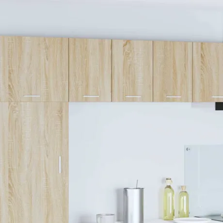 Seinakapp Riga 2 Pcs Sonoma Tammes Ja Valges 30 x 31 x 40 Cm