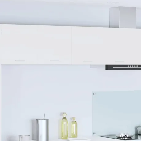 Seinakapp Ladustamisega Uksega Valge 80 x 31 x 40 Cm Tehispuit