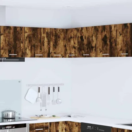 Seinakapp Suitsutatud Tamm Ja Valge 57 x 57 x 40 Cm Tehispuit