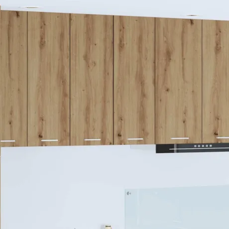 Seinakapp Meisterdatud Tamm Ja Valge 30 x 31 x 80 Cm Tehispuit