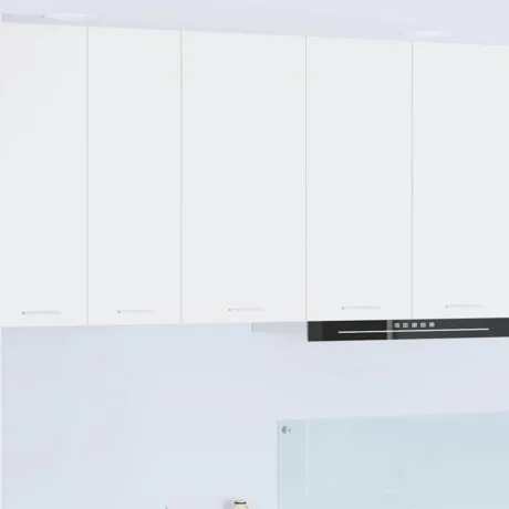 Seinakapp Ladustamisega Uksega Valge 40 x 31 x 80 Cm Tehispuit