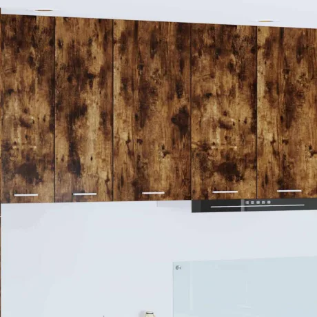 Seinakapp Suitsutatud Tamm Ja Valge 40 x 31 x 80 Cm Tehispuit