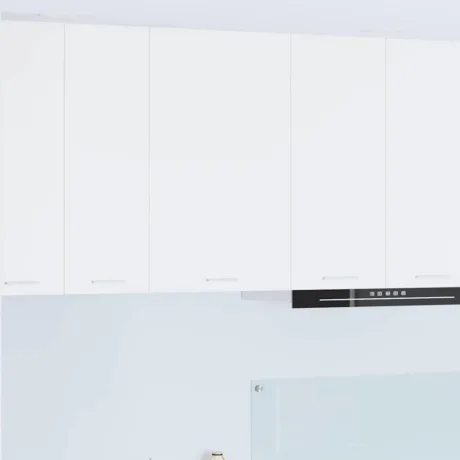 Seinakapp Ladustamisega Uksega Valge 50 x 31 x 80 Cm Tehispuit