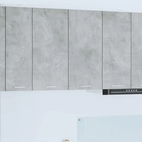 Seinakapp Ladustamisega Betoonhall 80 x 31 x 80 Cm Tehispuit