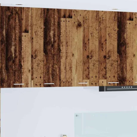 Seinakapp Ladustamisega Vana Puit 80 x 31 x 80 Cm Tehispuit