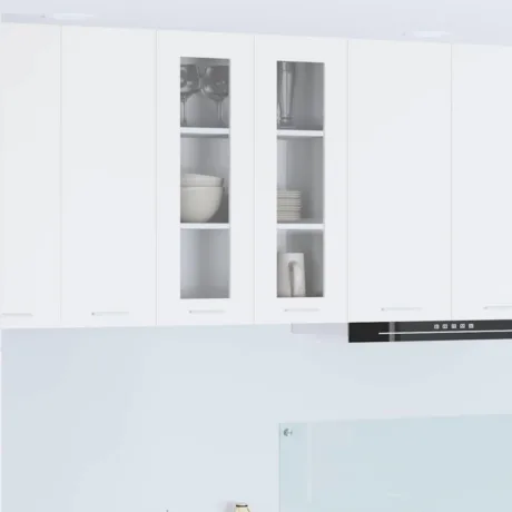 Seinakapp Ladustamisega Uksega Valge 60 x 31 x 80 Cm Tehispuit