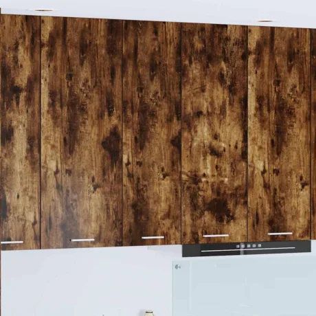 Seinakapp Uksega Suitsetatud Tamm 30 x 31 x 100 Cm Tehispuit