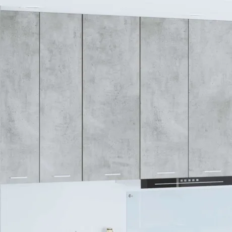 Seinakapp Uksega Riga Betoonhall 40 x 31 x 100 Cm Tehispuit