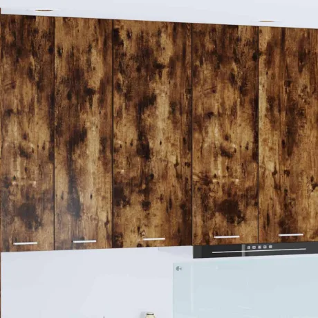 Seinakapp Uksega Suitsetatud Tamm 40 x 31 x 100 Cm Tehispuit