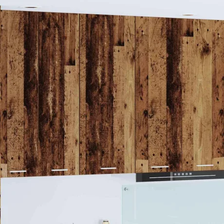 Seinakapp Ladustamisega Vana Puit 40 x 31 x 100 Cm Tehispuit