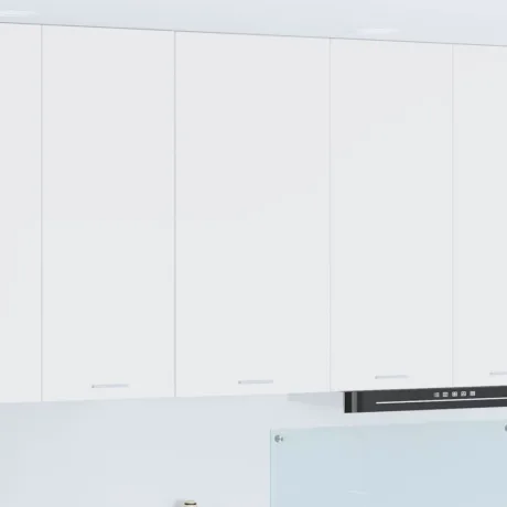 Seinakapp Ladustamisega Uksega Valge 50 x 31 x 100 Cm Tehispuit