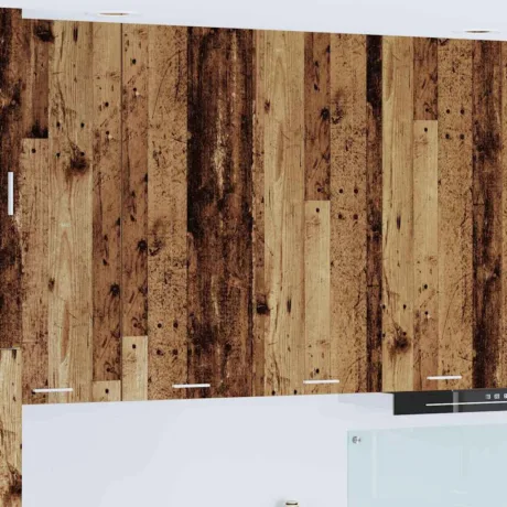 Seinakapp Ladustamisega Vana Puit 80 x 31 x 100 Cm Tehispuit