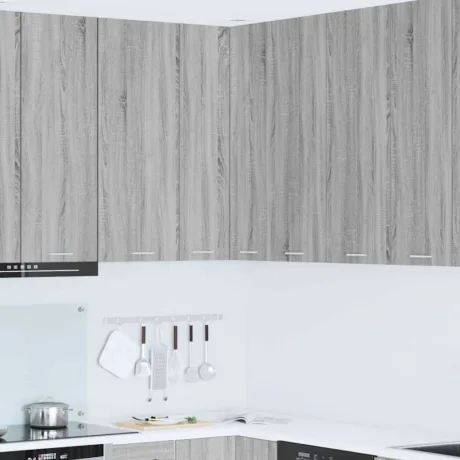 Seinakapp Hall Sonoma Ja Valge 57 x 57 x 100 Cm Tehispuit