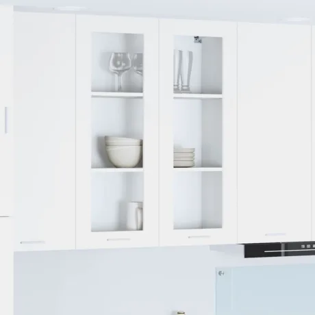 Seinakapp Ladustamisega Uksega Valge 80 x 31 x 100 Cm Tehispuit