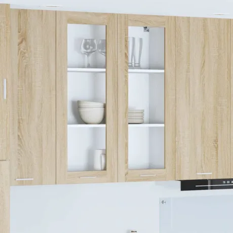 Seinakapp Ladustamisega Sonoma Tamm 80 x 31 x 100 Cm Tehispuit