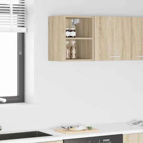 Seinakapp Ladustamisega Sonoma Tamm 30 x 29,5 x 40 Cm Tehispuit