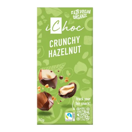 iChoc sarapuupähkliga vegan šokolaad, mahe, 80g