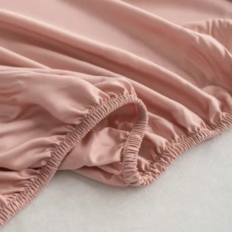 Bambusest kummiga voodilina - Cuddle Pink - Premium - foto 2