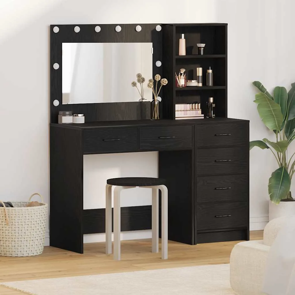 Riietumislaud Sahtliga Helehall 78.5 X 41 X 135 Cm Tehispuit - foto 15