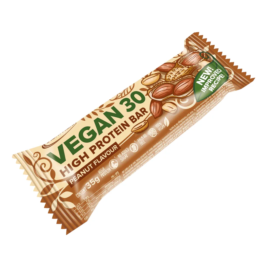 IronMaxx vegan proteiinibatoon, maapähklimaitseline, 35g