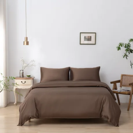 Tweepersoons Beddengoedset Xxl - Coffee Brown - foto 2