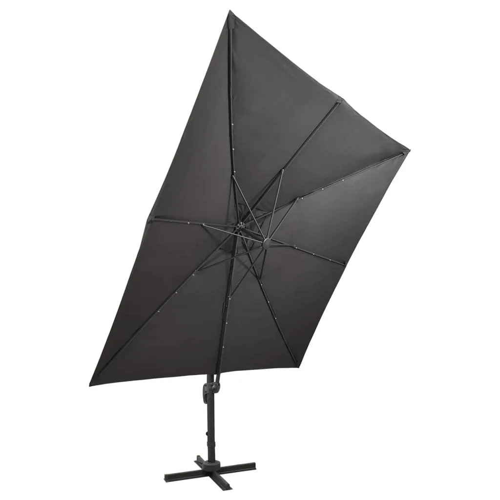 Konsooldisainiga Aia Päikesevari Post Ja Led 300 Cm - foto 4