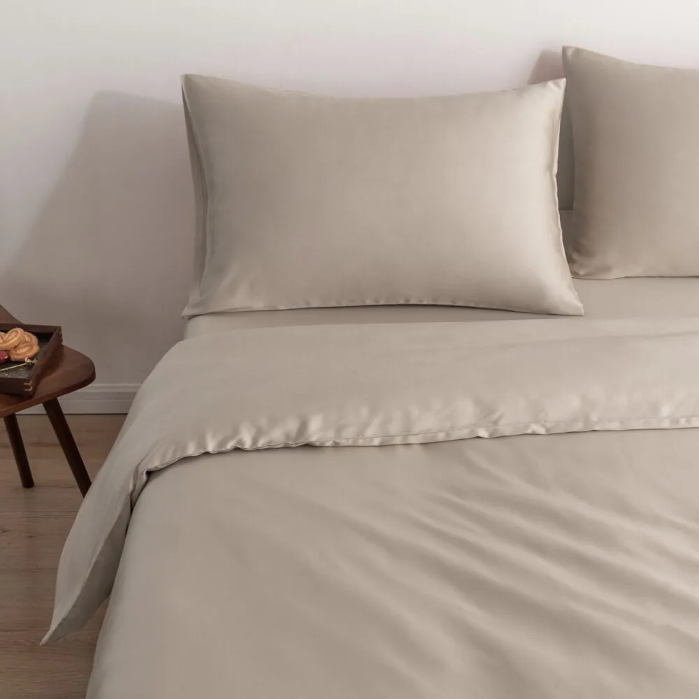 Tweepersoons Beddengoedset Xxl - Soft Taupe - foto 3