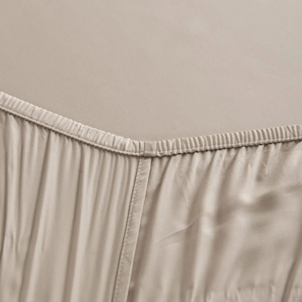 Tweepersoons Beddengoedset Xxl - Soft Taupe - foto 5